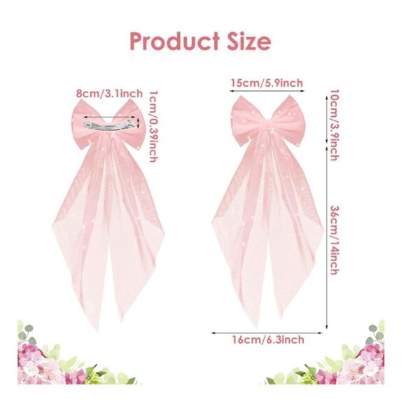 Bridal Pearl Bow - Picture 2 of 6